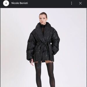 Nicole Benisti Priscilla Floral Jacquard Jacket
